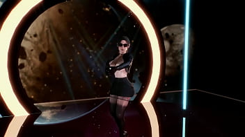 Gadis Korea Berpaha Montok Menari Dengan Gerakan Menggoda Dalam Video 3d