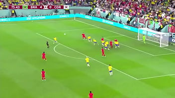 Brasil Menelanjangi Korea Dengan Gaya Doggy Style