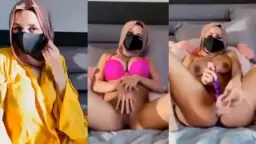 Daster Kuning Basah Tembus Goyang Hingga Meleleh