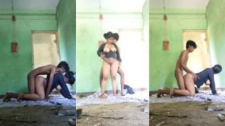 Pasangan Telugu Tak Menikah Bercinta Dengan Posisi Doggy