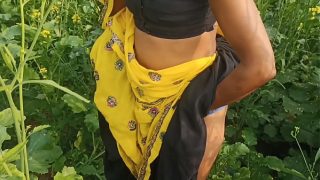 सरसों के खेत में ममता का पति ने मौका देखकर जबरदस्त चोदाई की, बाहर खुले में साफ हिंदी आवाज़