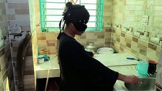 Adik Tiri Berhijab Desi Digoyang Keras Di Dapur