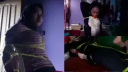 Ukhti Lemas Diikat Jilbab, Siap Digebukin Bdsm.