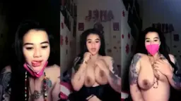 Douna Si Cewek Tato Sengaja Pamerin Toket Gede Biar Makin Basah.