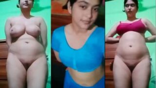 Gadis Cantik Dengan Buah Dada Montok Syuting Video Telanjangnya Sendiri