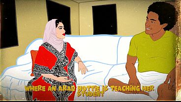 Guru Arab Montok Dengan Pantat Besar Ngajarin Murid Trik-trik Baru Yang Bikin Gregetan.
