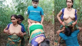 Tonton Aksi Hot Devar Sama Bhabhi Di Luar Rumah, Bikin Makin Pengen.